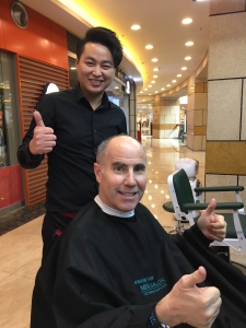 Getting my hair cut in China!